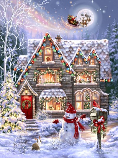 click here to view larger image of Christmas House - Dona Gelsinger (chart)