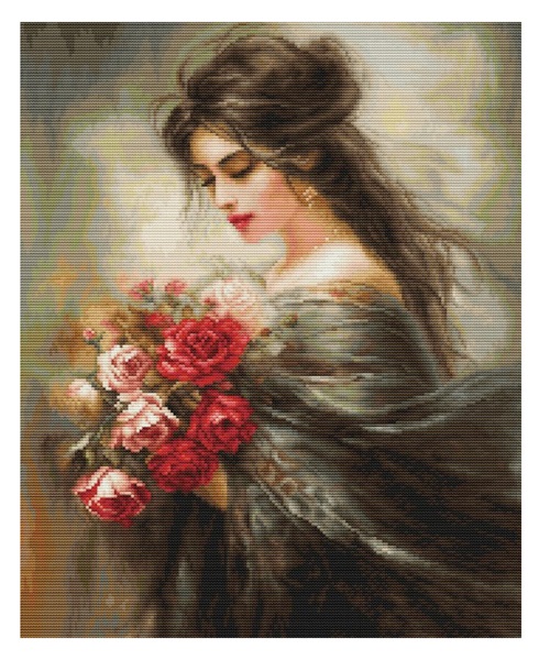 click here to view larger image of Serene Beauty (counted cross stitch kit)