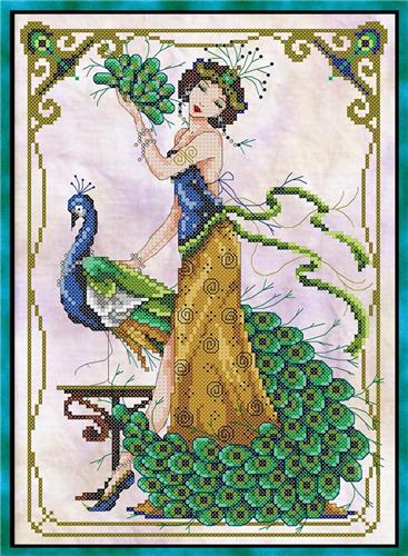 click here to view larger image of Peacock Lady (chart)