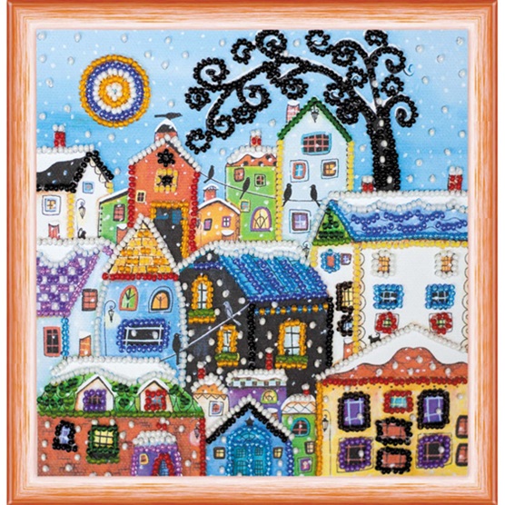click here to view larger image of Bright Houses (bead kit)