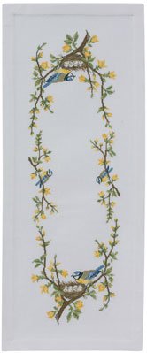 click here to view larger image of Birds Nest Table Runner (counted cross stitch kit)