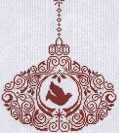 click here to view larger image of Dove Ornament (chart)