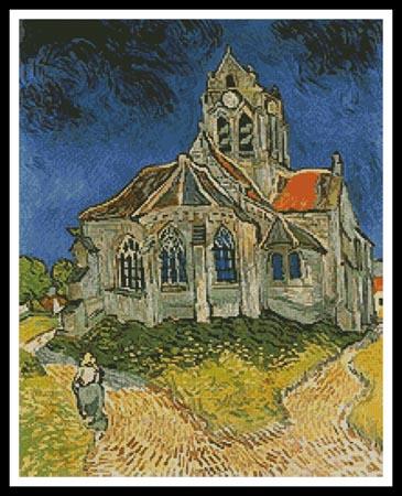 click here to view larger image of Church at Auvers  (Vincent van Gogh) (chart)