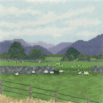 click here to view larger image of Cumbrian Sheep (counted cross stitch kit)