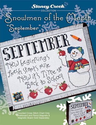 click here to view larger image of Snowmen of the Month -  September (chart)