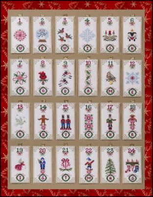 click here to view larger image of Ornamental Advent (includes embellishments) ()