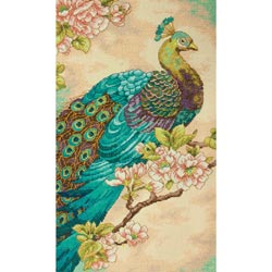 click here to view larger image of Indian Peacock (counted cross stitch kit)