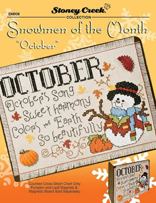 click here to view larger image of Snowmen of the Month - October (chart)