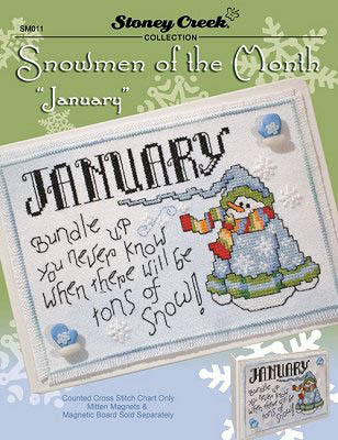 click here to view larger image of Snowmen of the Month -  January (chart)