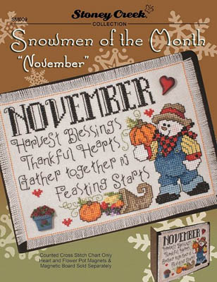click here to view larger image of Snowmen of the Month -  November (chart)