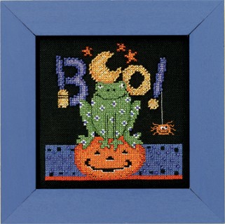 click here to view larger image of Boo Frog (counted cross stitch kit)