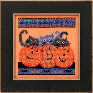 click here to view larger image of Jacks and Cats (counted cross stitch kit)