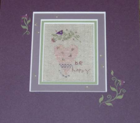 click here to view larger image of Be Happy Kit (counted cross stitch kit)