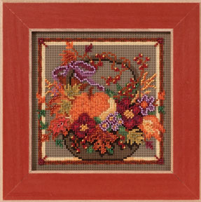 click here to view larger image of Autumn Basket (2013) (counted cross stitch kit)