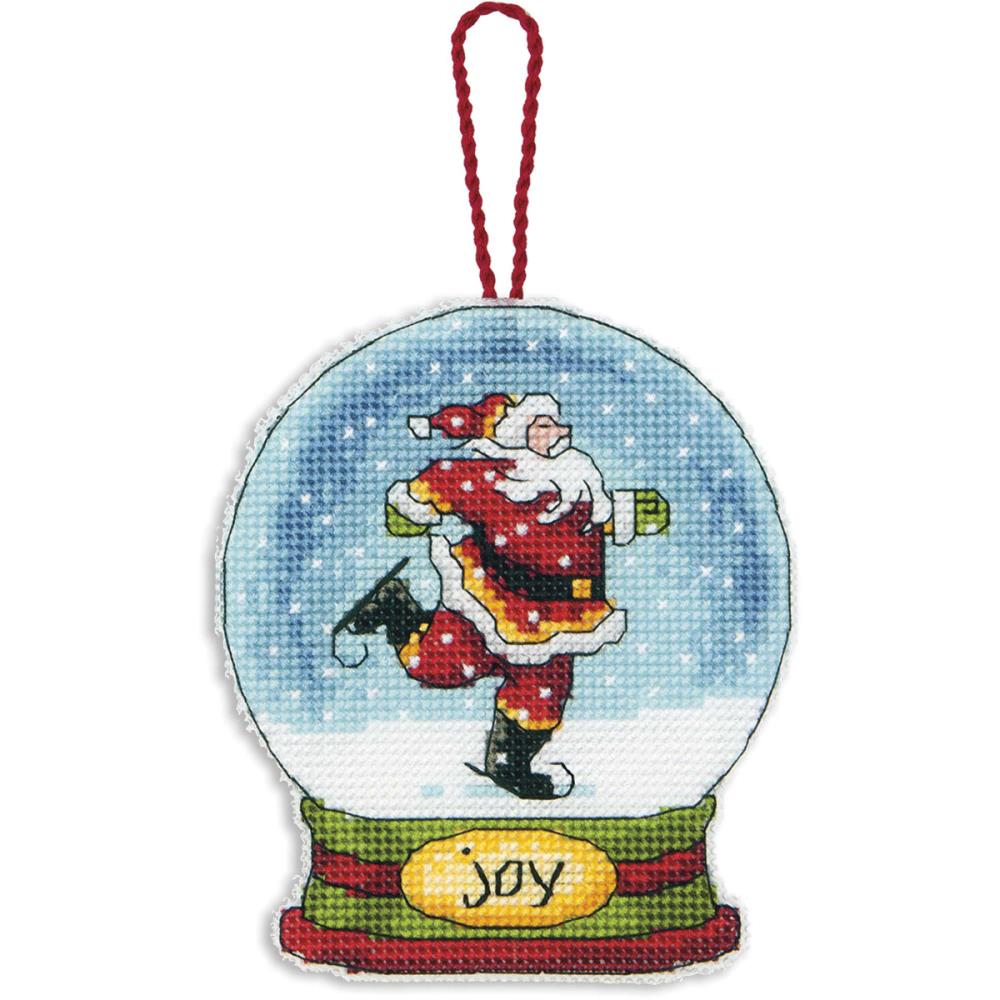click here to view larger image of Joy Snowglobe (counted cross stitch kit)
