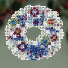 click here to view larger image of Crystal Wreath (2013) (counted cross stitch kit)