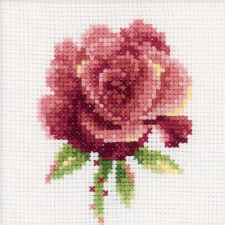 click here to view larger image of Red Rose (counted cross stitch kit)