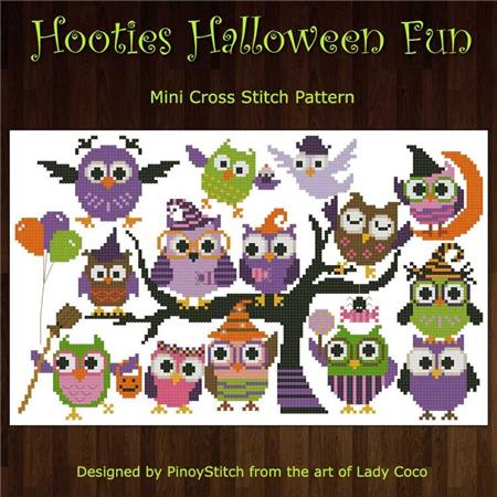 click here to view larger image of Hooties Halloween Fun (chart)