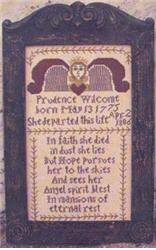 click here to view larger image of Prudence Wilcome Tombstone Angel (chart)