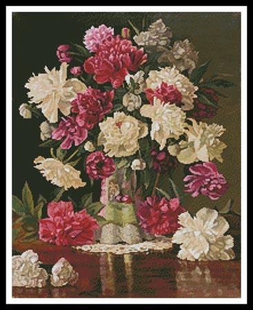 click here to view larger image of Peonies  (Christopher Pierce) (chart)