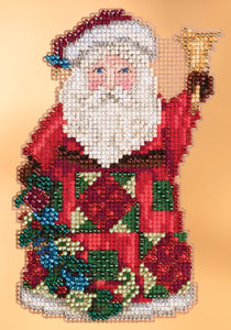 click here to view larger image of Glad Tidings Santa (2013) (counted cross stitch kit)