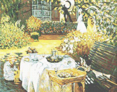 click here to view larger image of Luncheon, The (Claude Monet) (chart)