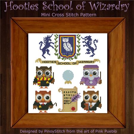 click here to view larger image of Hooties School of Wizardry (chart)