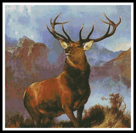 click here to view larger image of Monarch of the Glen  (Sir Edwin Henry Landseer) (chart)
