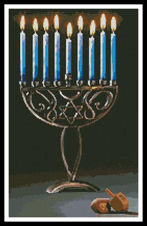 click here to view larger image of Hanukkah (chart)