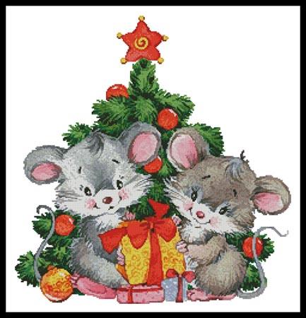 click here to view larger image of Cute Christmas Mice (Lena Faenkova) (chart)