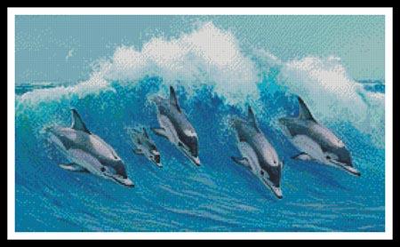 click here to view larger image of Leaping Dolphins (chart)