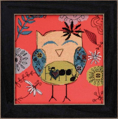 click here to view larger image of Be Happy (2014) (counted cross stitch kit)