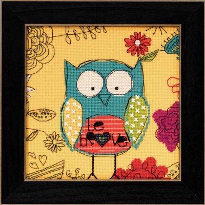 click here to view larger image of Be Brave (2014) (counted cross stitch kit)