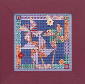 click here to view larger image of Pinwheels (2014) (counted cross stitch kit)