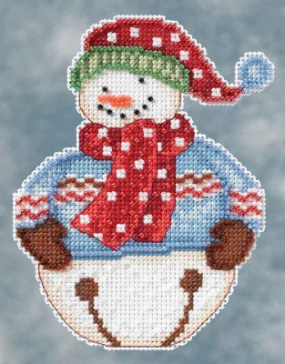 click here to view larger image of Jingle Snowbell (counted cross stitch kit)