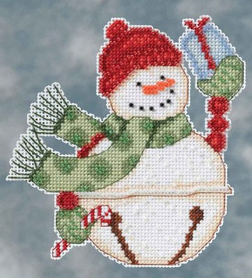 click here to view larger image of Freezy Snowbell (counted cross stitch kit)