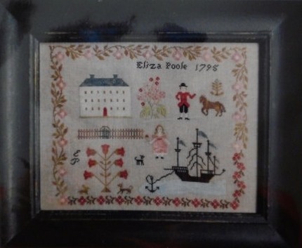 click here to view larger image of Eliza Poole Sampler (chart)
