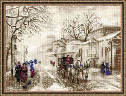 click here to view larger image of Old Street (counted cross stitch kit)