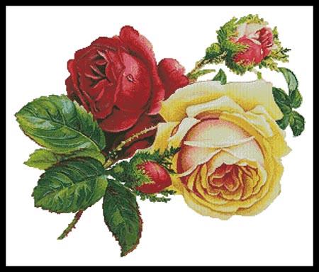 click here to view larger image of Victorian Roses 2 (chart)