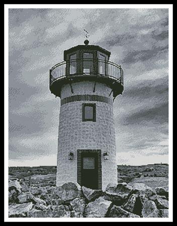 click here to view larger image of Black and White Lighthouse (Tony Naccarato) (chart)