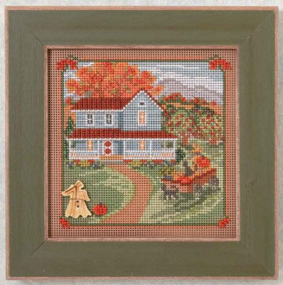 click here to view larger image of Harvest Home - Country Lane series (counted cross stitch kit)