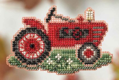 click here to view larger image of Grandpa's Tractor - Autumn Harvest Series (counted cross stitch kit)