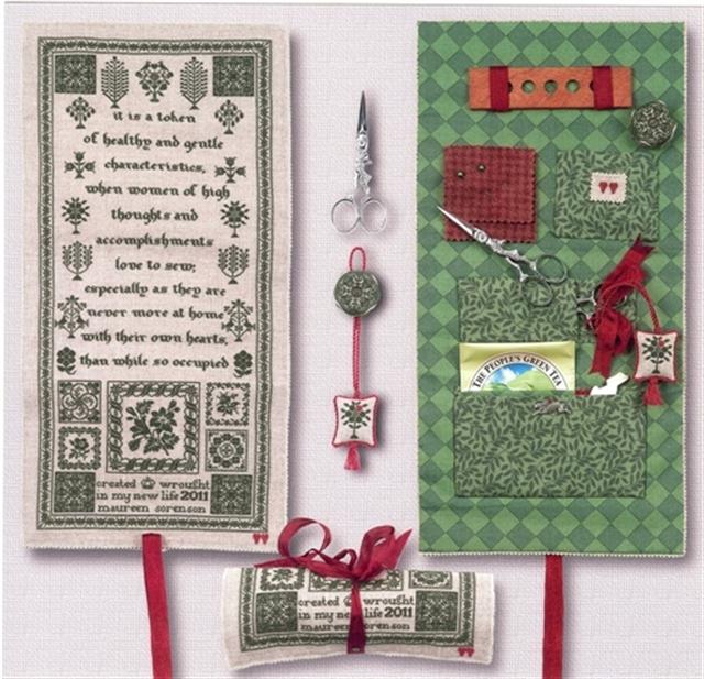 click here to view larger image of Splendor XXI  - A Needlewomans Minder (counted cross stitch kit)
