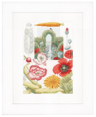 click here to view larger image of Vegetable Garden - Marjolein Bastin Collection (14ct) (counted cross stitch kit)