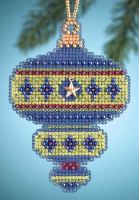 click here to view larger image of Peridot - Christmas Jewels (counted cross stitch kit)
