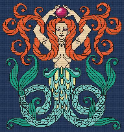 click here to view larger image of Mermaid Zoomorph (chart)