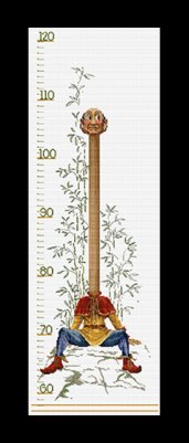 click here to view larger image of Efteling Groeimeter / Growth Chart - Aida (counted cross stitch kit)