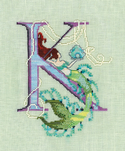 click here to view larger image of Letters From Mermaids - K (chart)