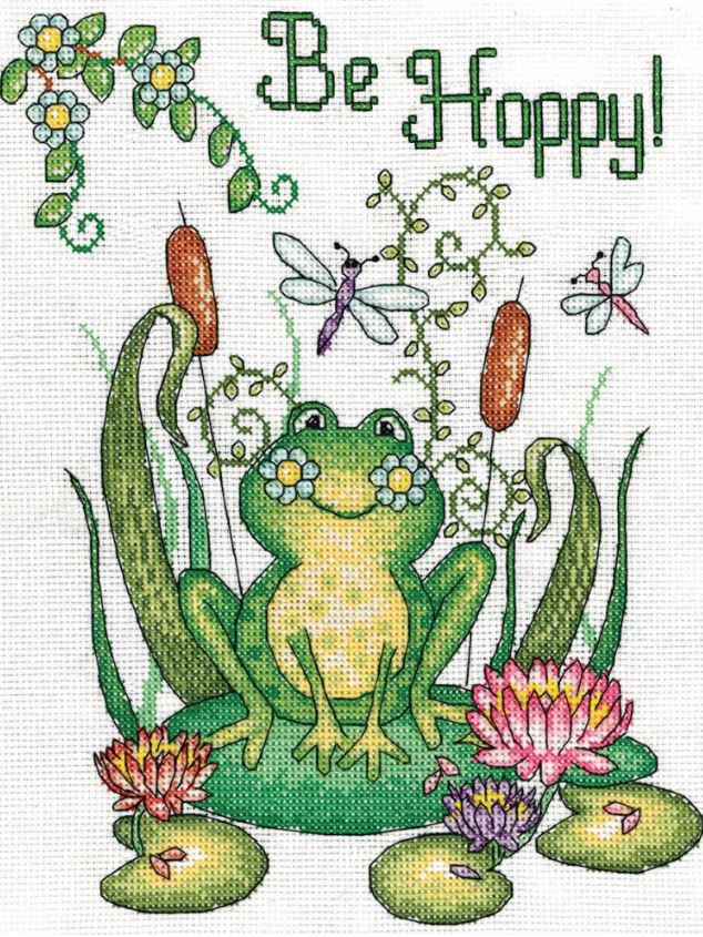 click here to view larger image of Be Hoppy (counted cross stitch kit)