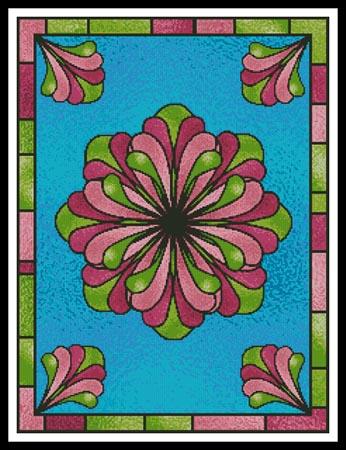 click here to view larger image of Stained Glass Floral 2 (chart)